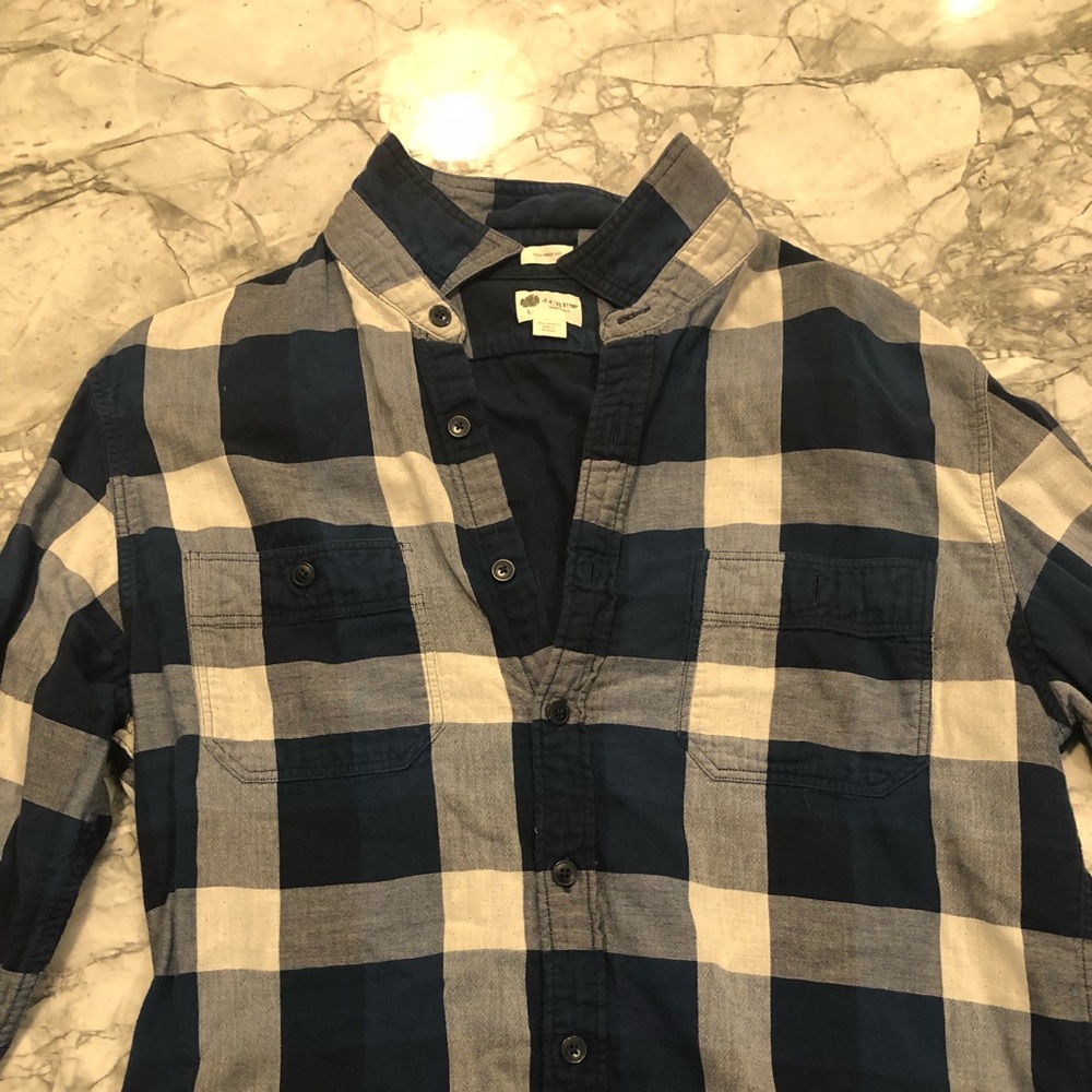 Blue and White Buffalo Shirt